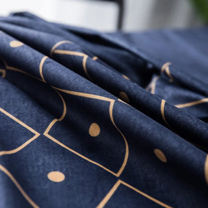 Midnight Blue Christmas Tablecloth