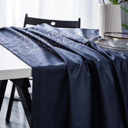 Midnight Blue Christmas Tablecloth