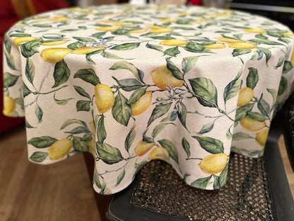 Round Tablecloth | Lemon Linen