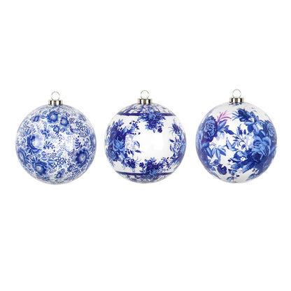 Blue and white Porcelaine Style Ball Pendant