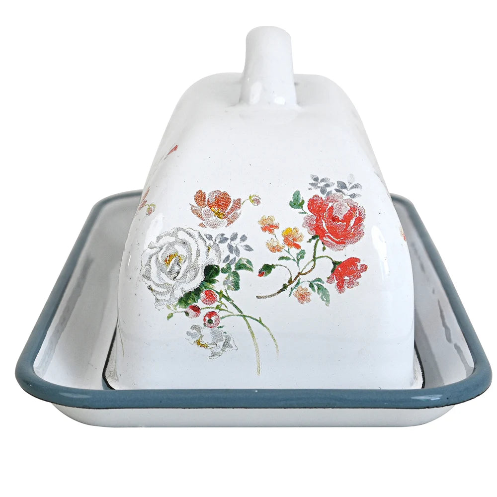 Countryside Enamel Butter Dish